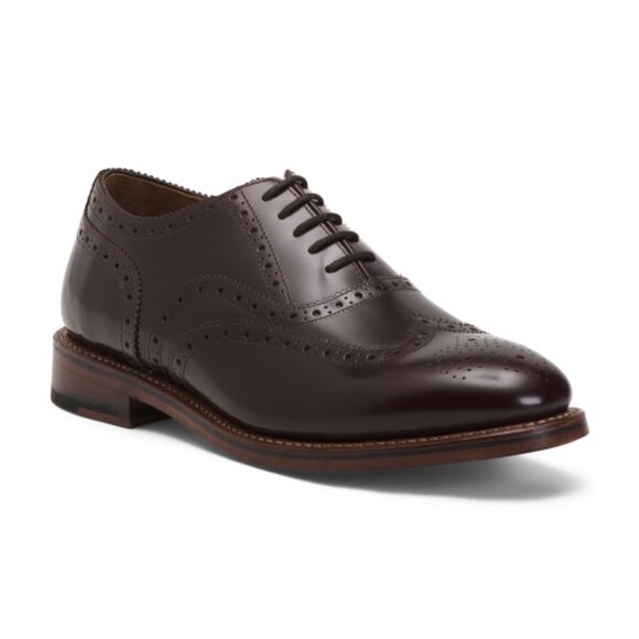 SOLD OUT ALLEN EDMONDS Men's Leather Hendrix Wing Tip Oxfords NWT - Picture 1 of 2